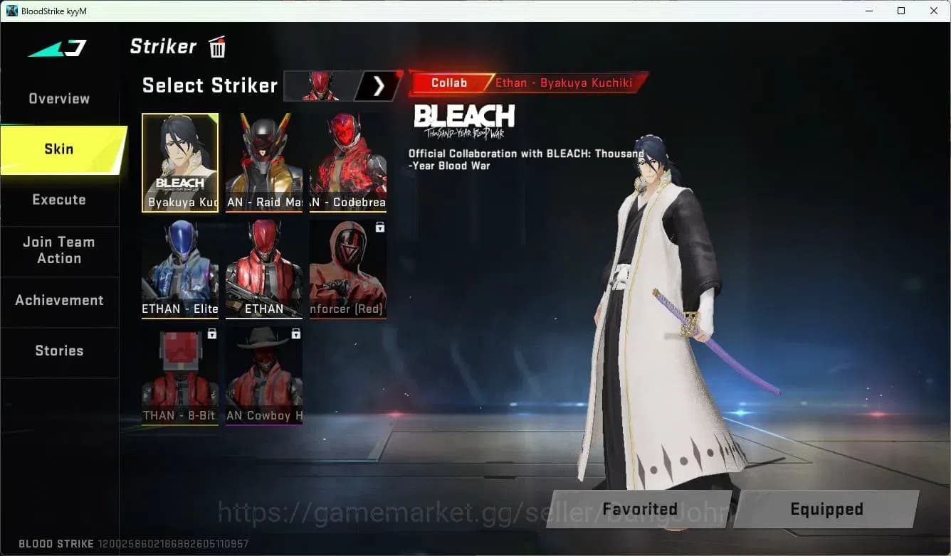 Blood Strike Accounts ASIA | 4 Collab Skins | 3 Limited Skins | 12 Lege image 3
