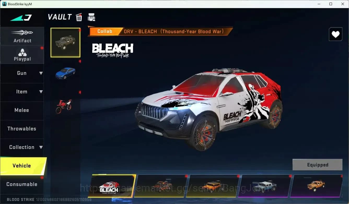 Blood Strike Accounts ASIA | 4 Collab Skins | 3 Limited Skins | 12 Lege image 9