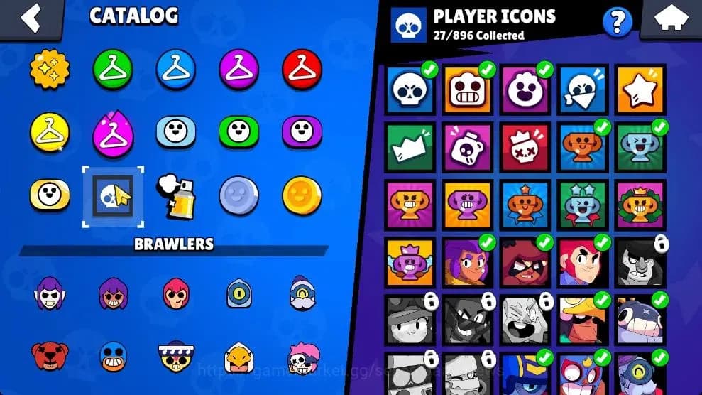 Brawl Stars Accounts 1003 Trophy|16 Brawlers 3 Max Lv [Carl,Primo,Shell image 16