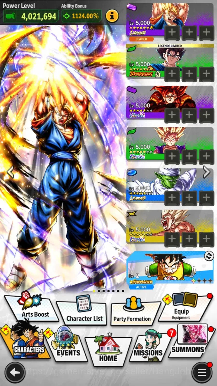 Dragon Ball Legends Accounts Android | 4 ULTRAs (SS4 Gogeta, SSJ2 Gohan Youth, image 10