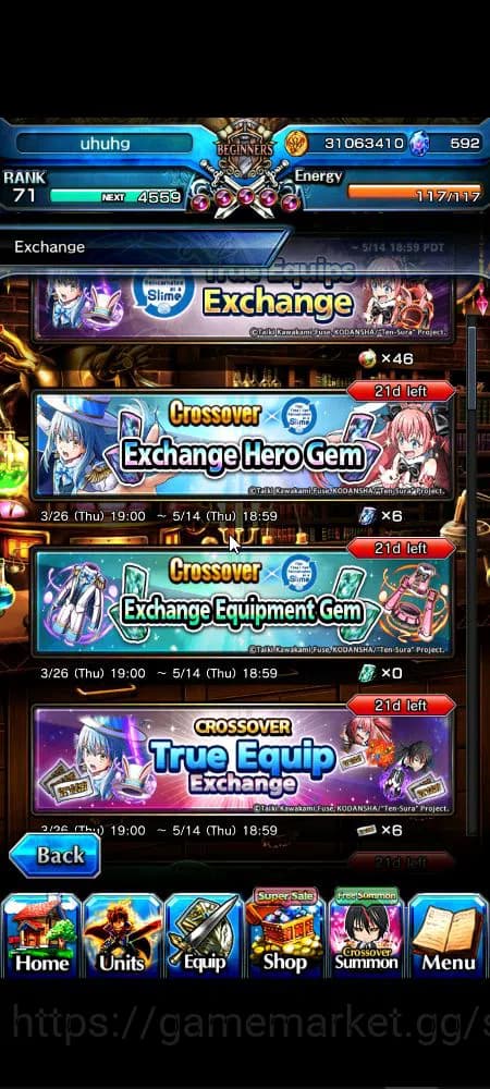 Grand Summoners Accounts Global|Rank 71|592 cc|14 Ascend+8 TW|[S Miyu,Chloe image 13