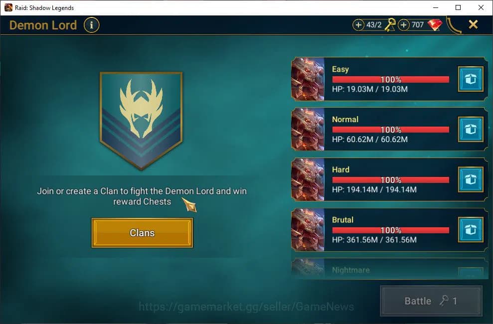 Raid: Shadow Legends Accounts Lv45 610K Power|1 Mythical (SLady Mikage)|22 Legen image 17