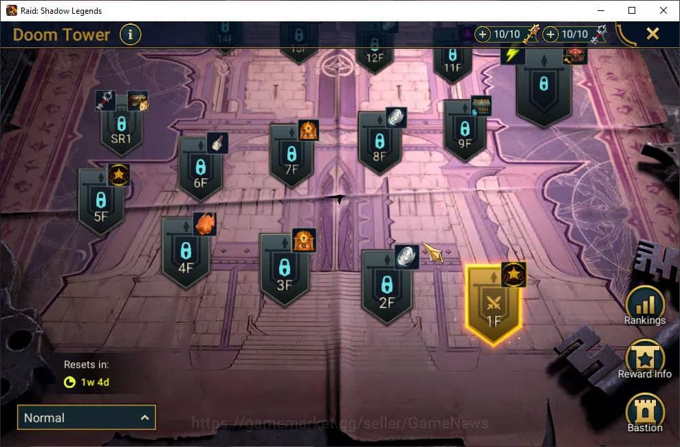 Raid: Shadow Legends Accounts Lv45 610K Power|1 Mythical (SLady Mikage)|22 Legen image 18