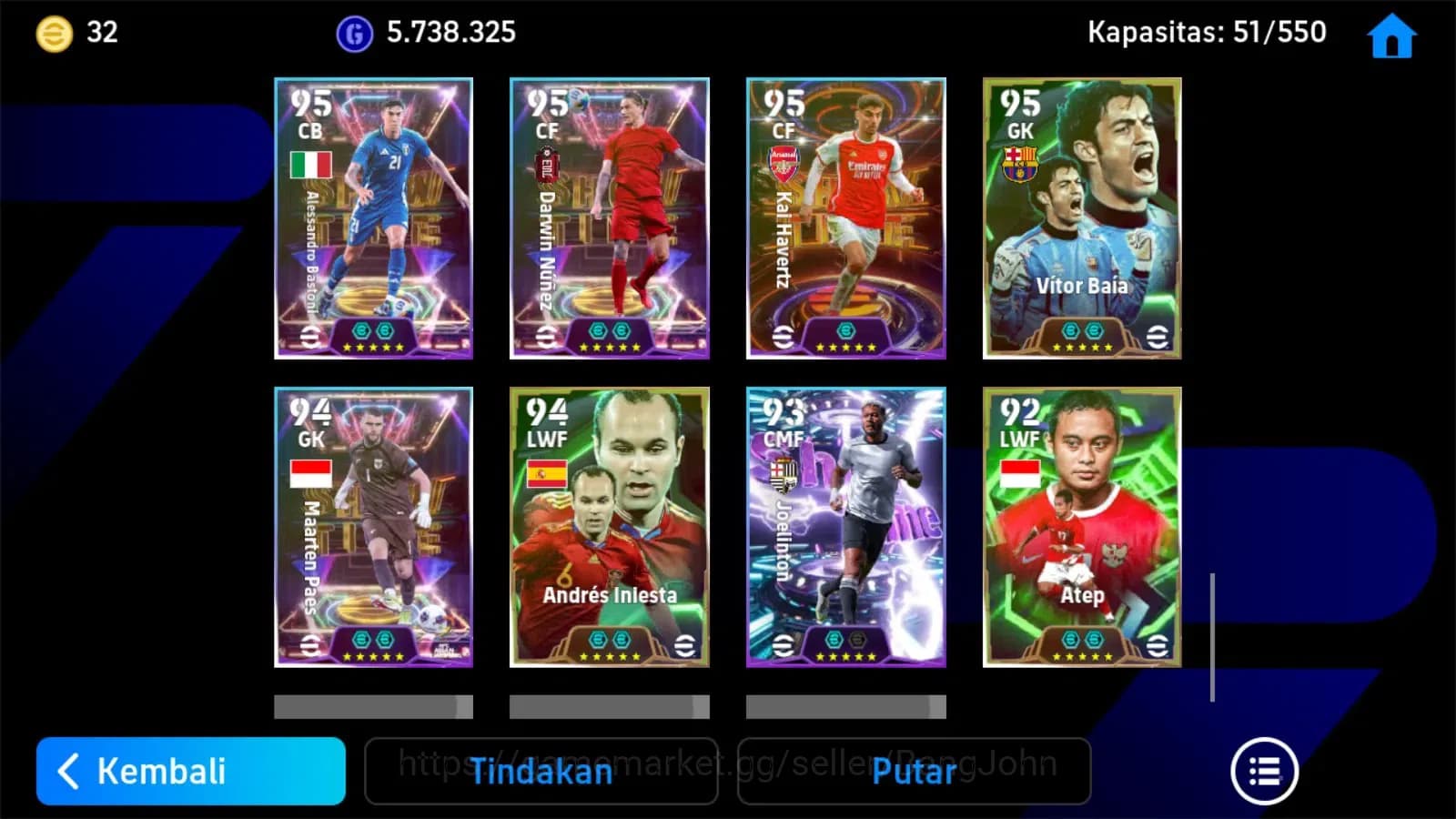 eFootball Accounts ANDROID|PW 3224|Gyokeres show,salah show,vieri epi image 2