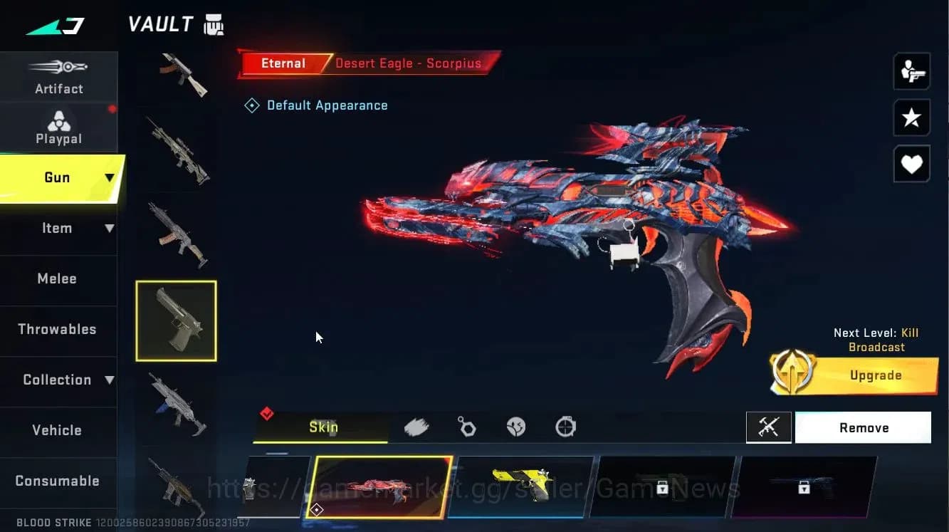 Blood Strike Accounts ASIA|ETERNAL DEagle-Scorpius|Melee Synthwave+8 ULT image 10