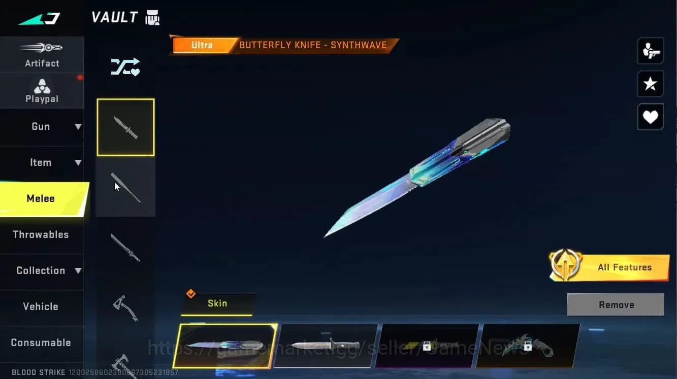 Blood Strike Accounts ASIA|ETERNAL DEagle-Scorpius|Melee Synthwave+8 ULT image 18