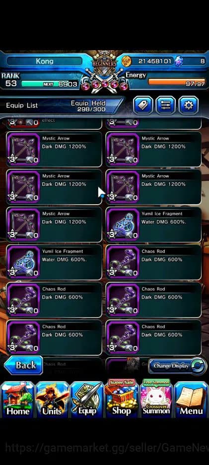 Grand Summoners Accounts Global|Rank 53|Fresh Story|18 Ascend|RoyTW,EmiyaTW image 11