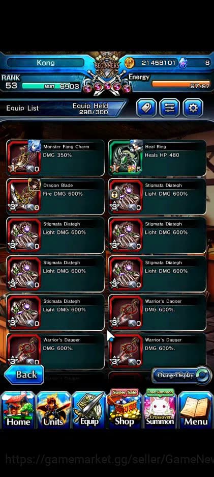 Grand Summoners Accounts Global|Rank 53|Fresh Story|18 Ascend|RoyTW,EmiyaTW image 7