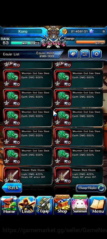 Grand Summoners Accounts Global|Rank 53|Fresh Story|18 Ascend|RoyTW,EmiyaTW image 8