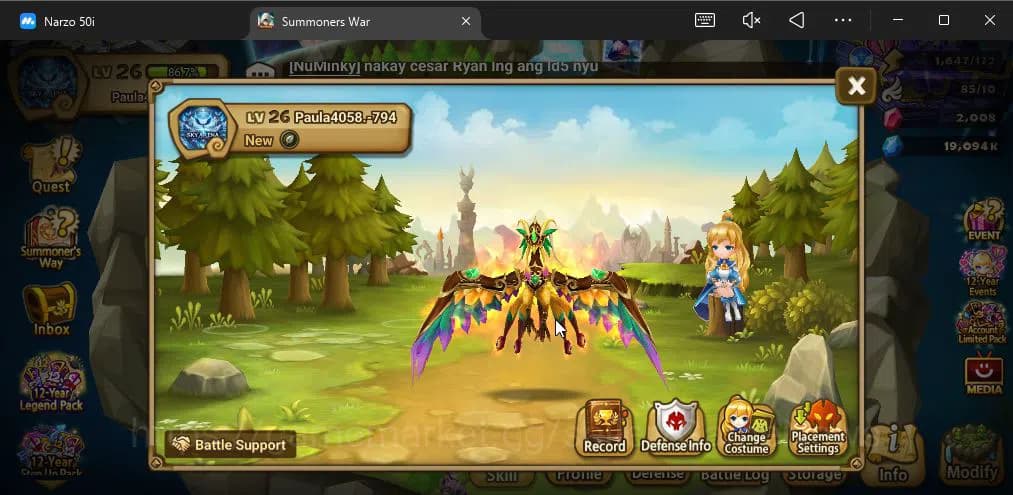 Summoners War: Sky Arena Accounts ASIA|Lv 26|Fresh Starter| Teshar | 2K Crystal + 16 image 2