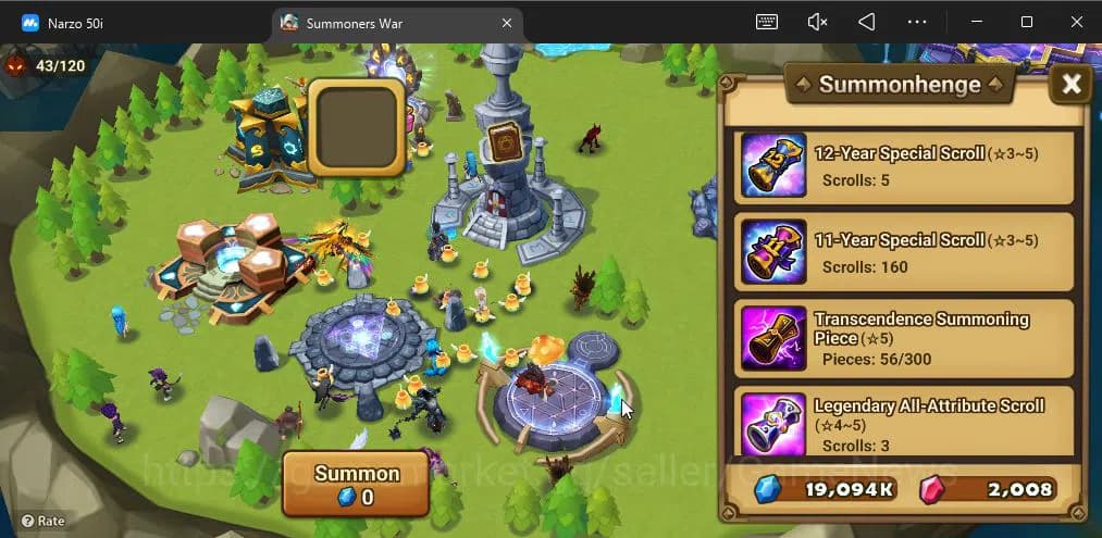 Summoners War: Sky Arena Accounts ASIA|Lv 26|Fresh Starter| Teshar | 2K Crystal + 16 image 5