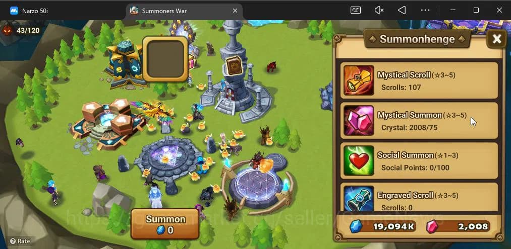 Summoners War: Sky Arena Accounts ASIA|Lv 26|Fresh Starter| Teshar | 2K Crystal + 16 image 7