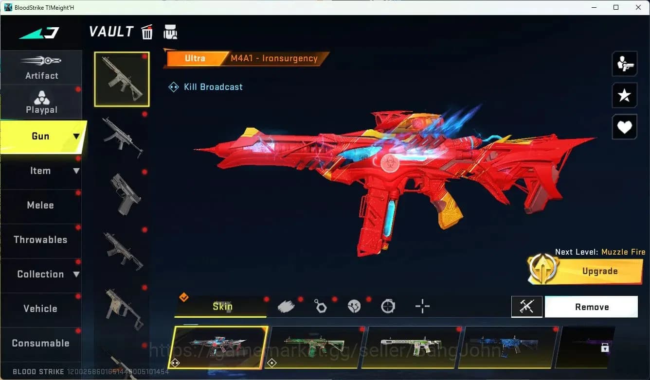 Blood Strike Accounts ASIA|MELE=DUALBLADE,ZANPAKUTO|COLLABQBZ95,UZI,KAR9 image 16