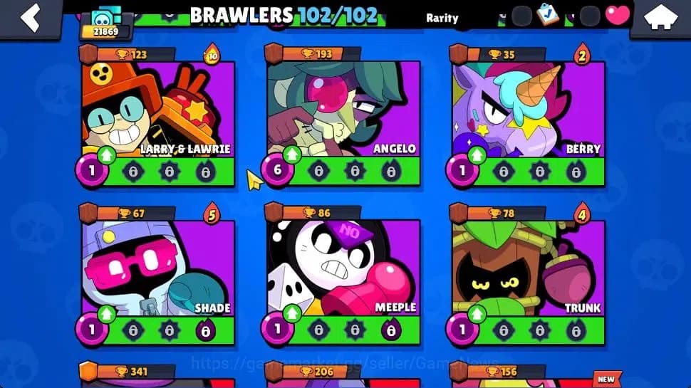 Brawl Stars Accounts 21K Trophy|10K Bling|102 Brawlers 22 Max Lvl|2 UL| image 16