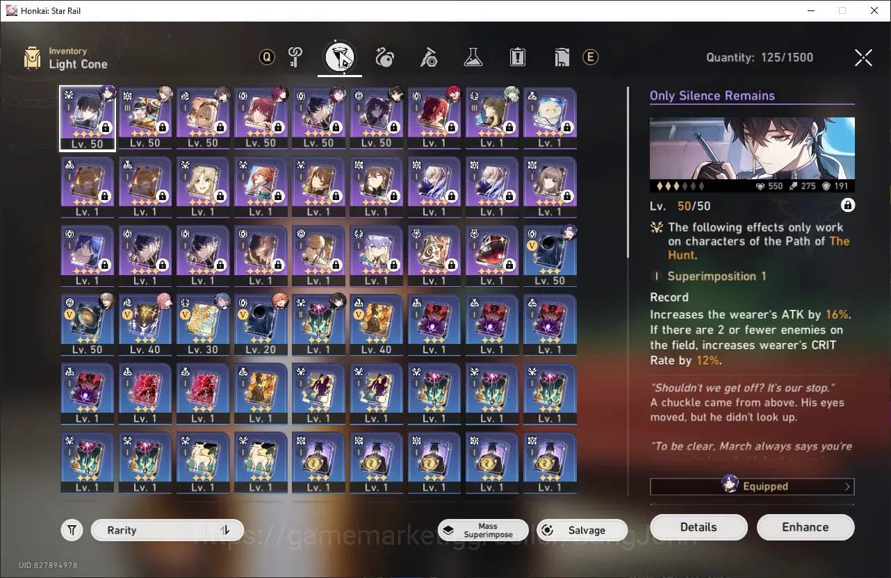 Honkai Star Rail Accounts ASIA | TL 34 | 8 LIMIT | HUO HUO | HYSILENS | KAFK image 9