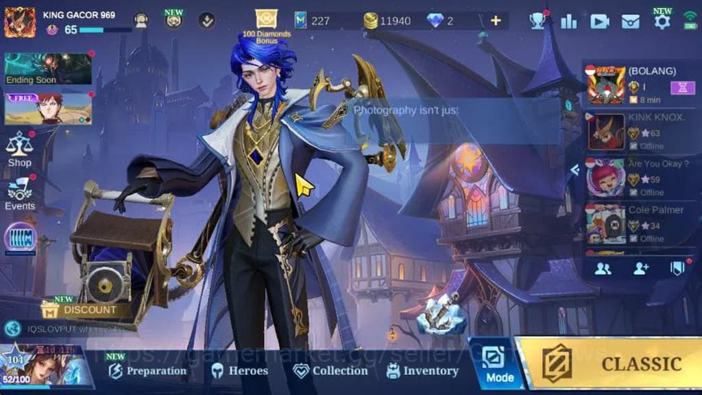 Mobile Legends: Bang Bang Accounts Hero 112|Skin 173|High Immo 115|CC Nata,Lb[Granger image 1