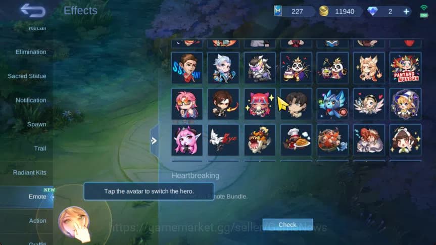 Mobile Legends: Bang Bang Accounts Hero 112|Skin 173|High Immo 115|CC Nata,Lb[Granger image 2