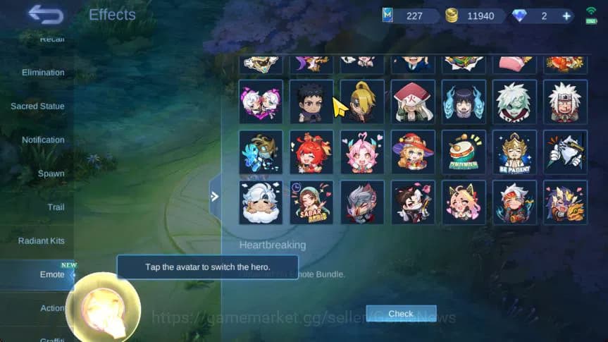 Mobile Legends: Bang Bang Accounts Hero 112|Skin 173|High Immo 115|CC Nata,Lb[Granger image 3