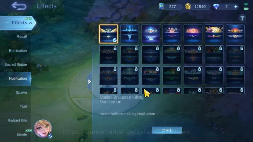Mobile Legends: Bang Bang Accounts Hero 112|Skin 173|High Immo 115|CC Nata,Lb[Granger image 7