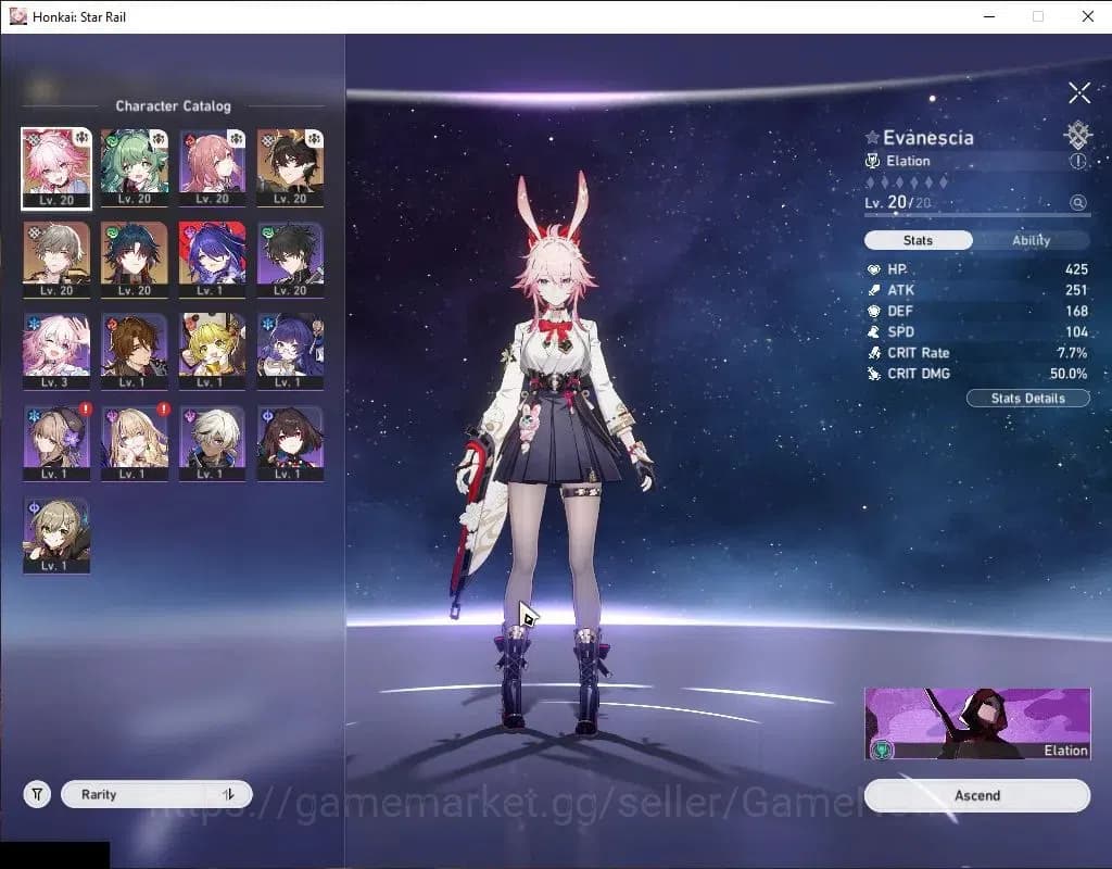 Honkai Star Rail Accounts Asia|TL 9|1 Golden Comp|5 distinct 5-star units: E image 5