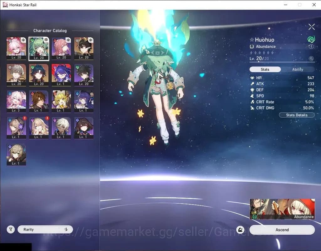 Honkai Star Rail Accounts Asia|TL 9|1 Golden Comp|5 distinct 5-star units: E image 6