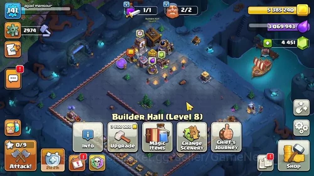 Clash of Clans Accounts TH 16-BH 8|LV 141|HH 9|BK 75,AQ 75,GW 49,MP 48,RC image 4