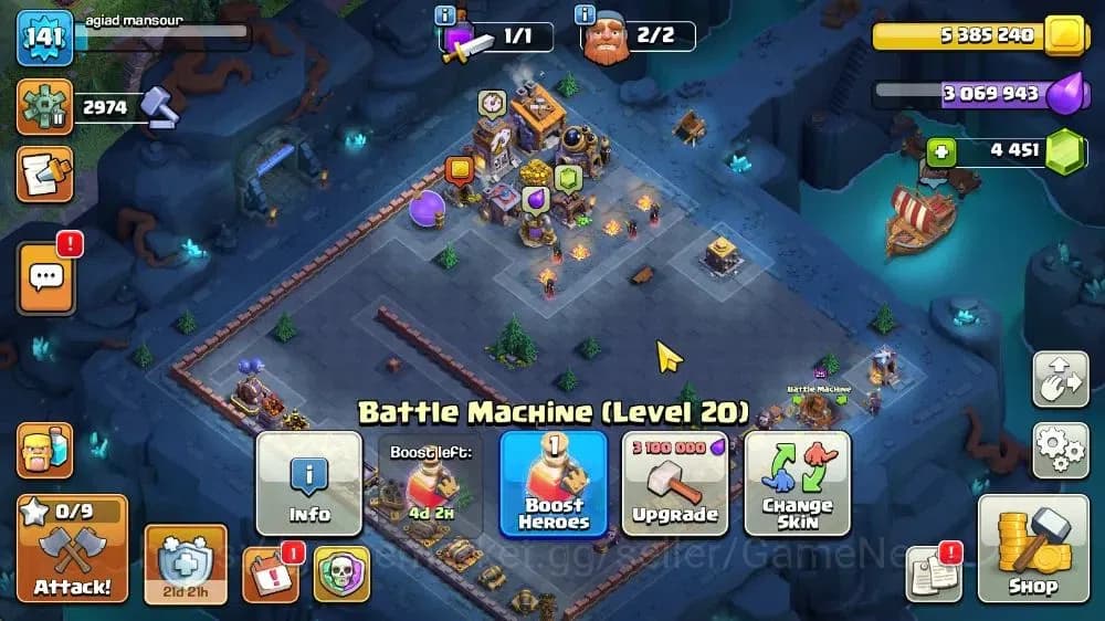 Clash of Clans Accounts TH 16-BH 8|LV 141|HH 9|BK 75,AQ 75,GW 49,MP 48,RC image 5