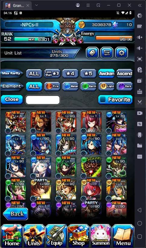 Grand Summoners Accounts Global |Ascend 8| Islid TW, Summer Miyu TW, Chloe, image 10