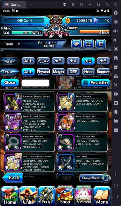 Grand Summoners Accounts Global |Ascend 8| Islid TW, Summer Miyu TW, Chloe, image 6