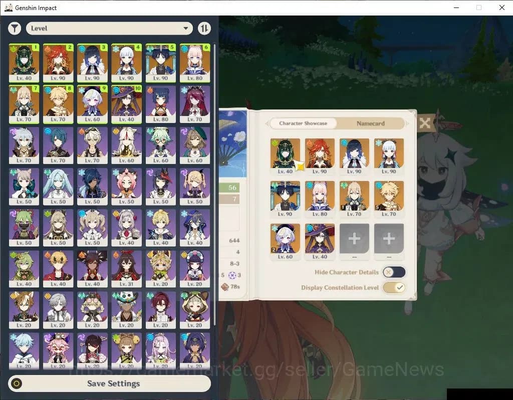 Genshin Impact Accounts ASIA |AR 56|6 Limited+2(*5Weapon)|Mavuika,Nefer,Ko image 1