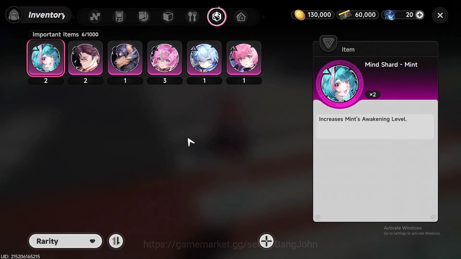 Neverness to Everness Accounts NA|starter| 2 S (Nanally+Hator) 6 Char A|MC female image 5