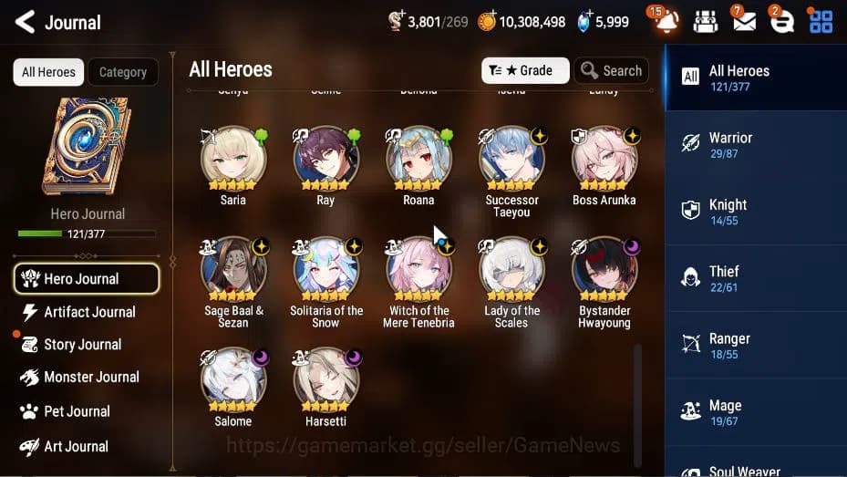 Epic Seven Accounts GLOBAL Unverif|New Era|9ML(Salome,LOTScales,BoRunk image 20
