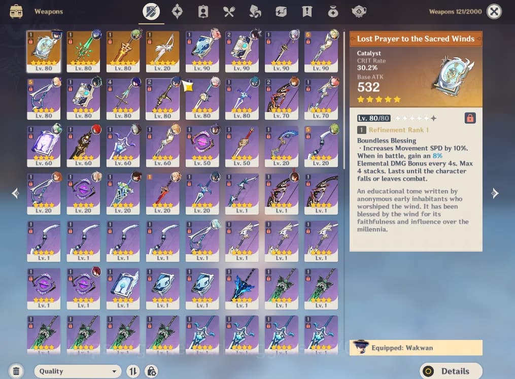 Genshin Impact Accounts ASIA|AR 57|11 Limited+4(*5Weapon)|Flint,Columbina, image 6