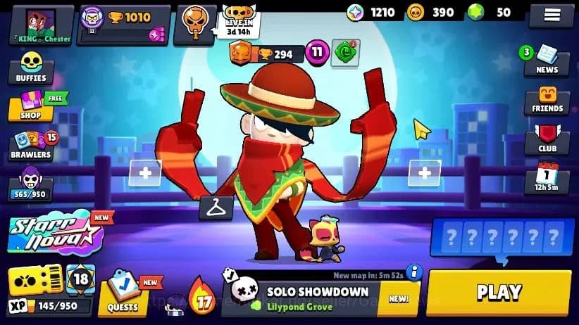 Brawl Stars Accounts 1010 Trophy|50 Gem|19 Brawlers 4 Max Lvl [Charlie, image 1