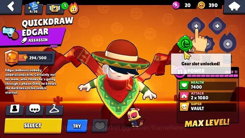 Brawl Stars Accounts 1010 Trophy|50 Gem|19 Brawlers 4 Max Lvl [Charlie, image 13