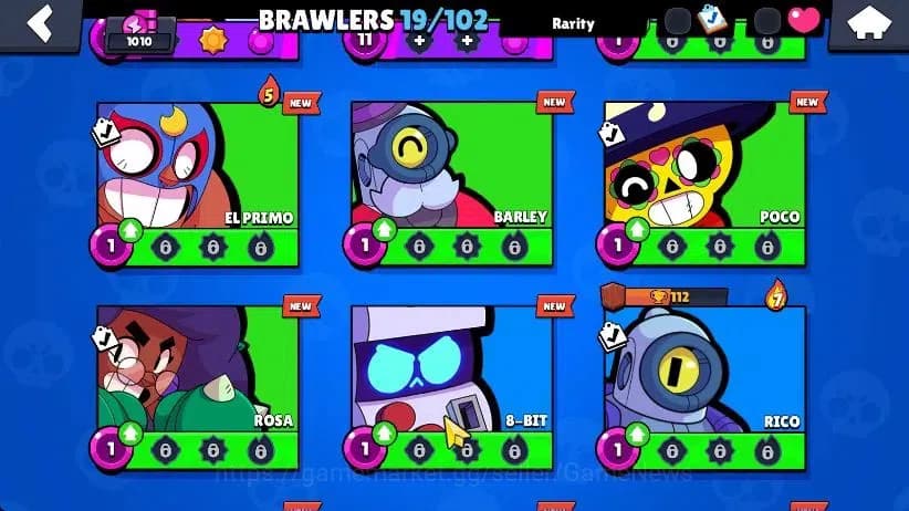 Brawl Stars Accounts 1010 Trophy|50 Gem|19 Brawlers 4 Max Lvl [Charlie, image 6