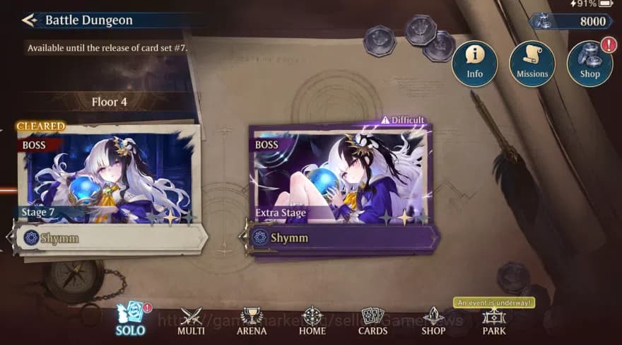 Shadowverse: Worlds Beyond Accounts SWB global|Comp lvl-10|Enhance Swordcraft Deck, 16 image 3