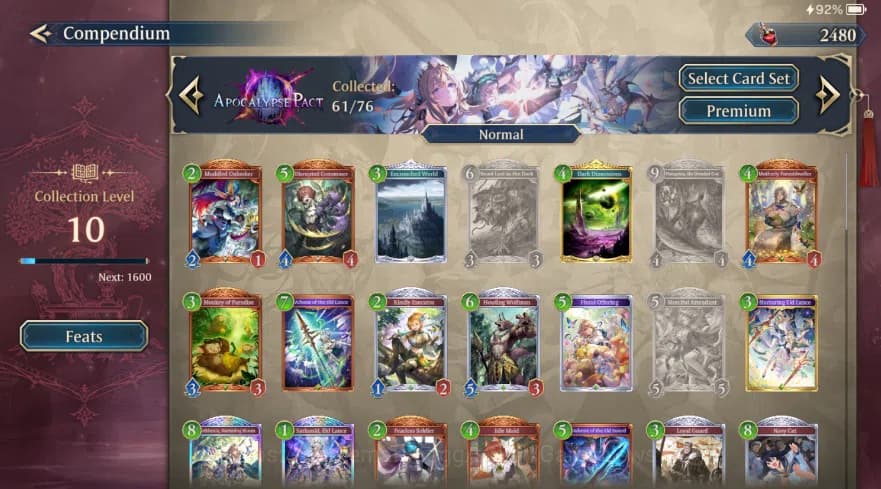 Shadowverse: Worlds Beyond Accounts SWB global|Comp lvl-10|Enhance Swordcraft Deck, 16 image 5