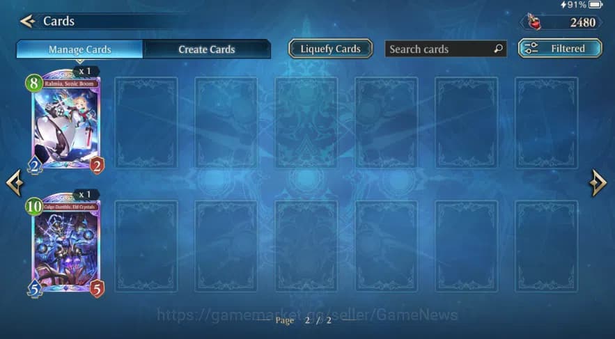 Shadowverse: Worlds Beyond Accounts SWB global|Comp lvl-10|Enhance Swordcraft Deck, 16 image 9