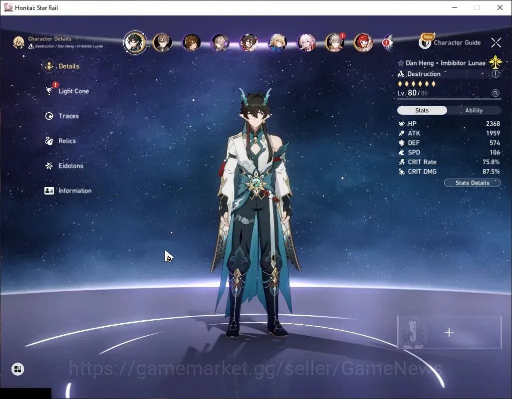 Honkai Star Rail Accounts America|TL 70|15 Limited|[Acheron,Aventurine,Arche image 17