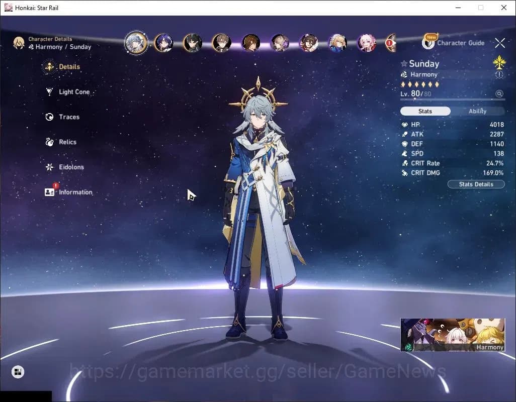 Honkai Star Rail Accounts America|TL 70|15 Limited|[Acheron,Aventurine,Arche image 20