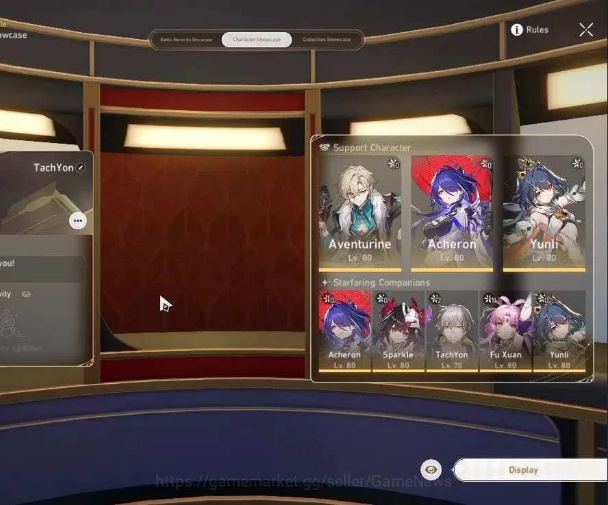 Honkai Star Rail Accounts America|TL 70|15 Limited|[Acheron,Aventurine,Arche image 3
