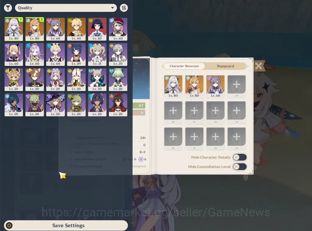Genshin Impact Accounts ASIA|AR 47|2 Limited+1(*5WEP)|Skirk,Escoffier,Keqi image 1