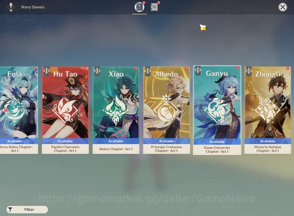 Genshin Impact Accounts ASIA|AR 47|2 Limited+1(*5WEP)|Skirk,Escoffier,Keqi image 3