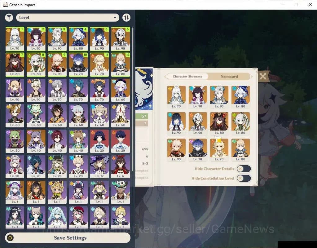 Genshin Impact Accounts ASIA|AR 57|10 Limited+6(*5Weapon)|HuTao+Sign,Zibai image 1