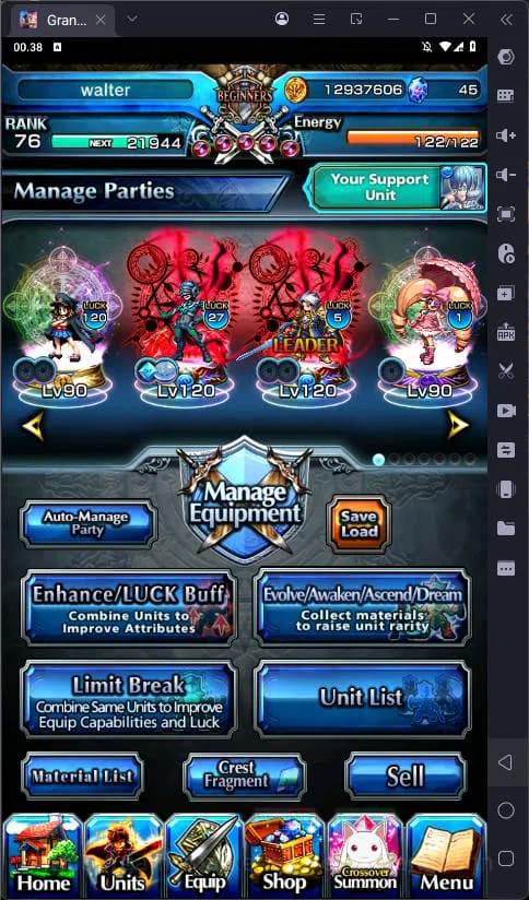 Grand Summoners Accounts Global |Ascend 10| Inumata, Paladin Roy, Sizu, Is image 7