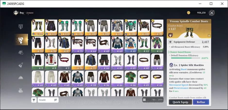 The Seven Deadly Sins: Origin Accounts SEA|Lv40|6 SSR|MeliodasP4,GuilaP2,DianeP2,MannieP1 image 14