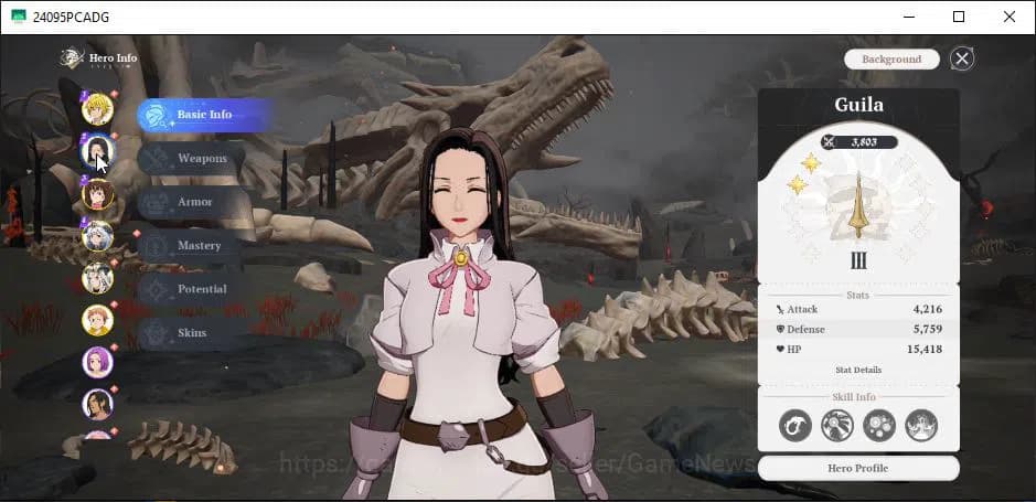 The Seven Deadly Sins: Origin Accounts SEA|Lv40|6 SSR|MeliodasP4,GuilaP2,DianeP2,MannieP1 image 3