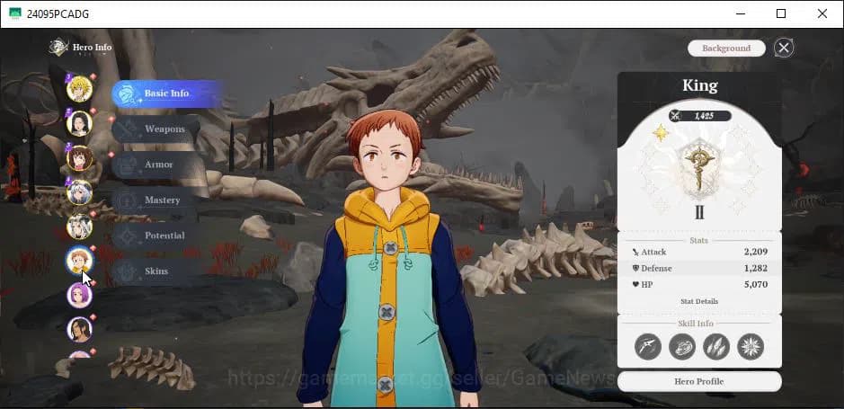 The Seven Deadly Sins: Origin Accounts SEA|Lv40|6 SSR|MeliodasP4,GuilaP2,DianeP2,MannieP1 image 7