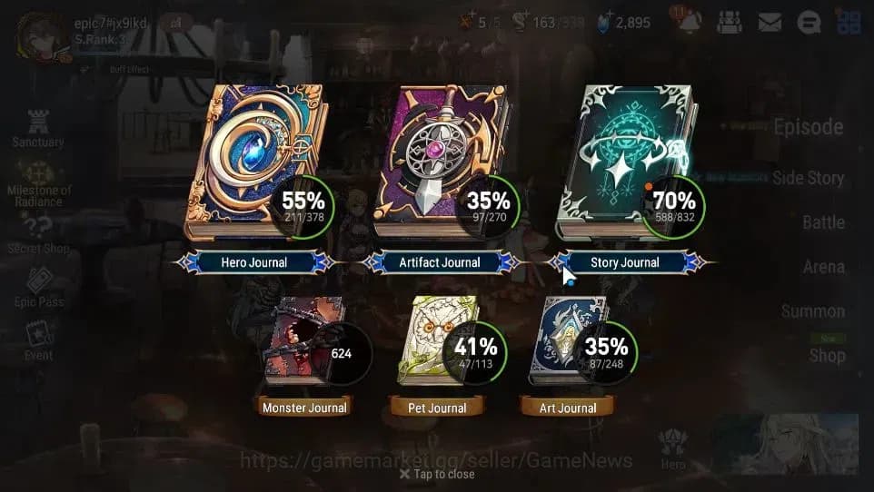 Epic Seven Accounts GLOBAL Unverif|21 ML(LOTScales,Belian,GenRas,RofLi image 3